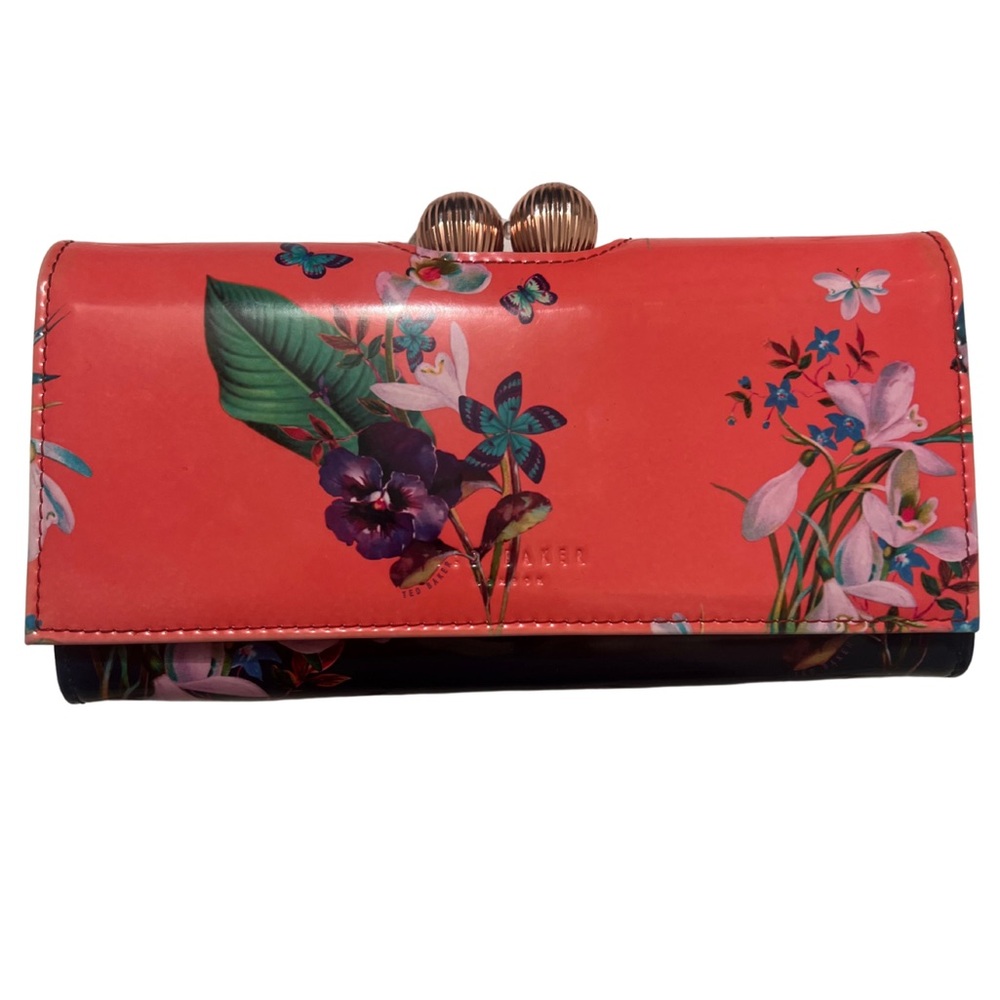 Ted Baker Floral Coral Wallet